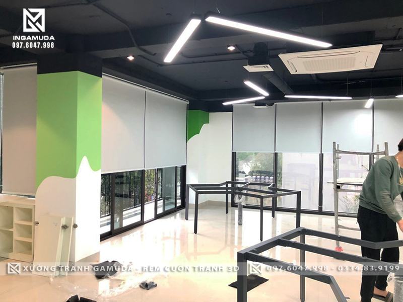 Các loại rèm trơn văn phòng giá xưởng