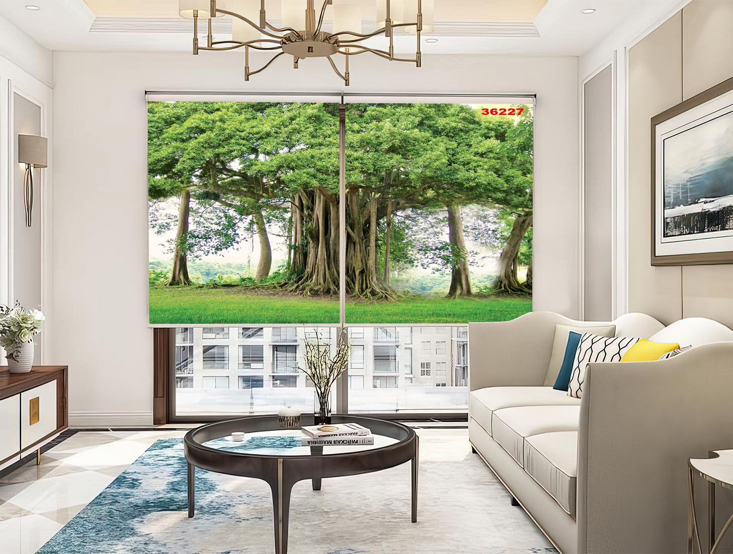 Top 7 Mẫu Rèm Cuốn Tranh Bồ Đề