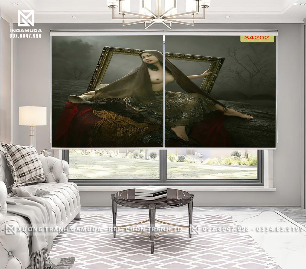 Rèm Tranh 3D cô gái gợi cảm nghệ thuật tranh ảnh nude khỏa thân và bán khỏa thân phù hợp in ấn rèm tranh cho nhà nghỉ khách sạn những bức tranh khỏa thân đẹp nhất