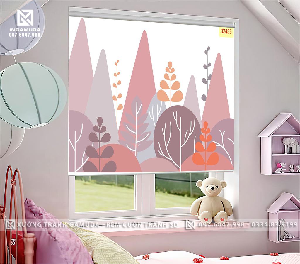 Rèm Cuốn Tranh 3D Những Bức Tranh Dành Cho Phòng Ngủ Thiếu Nhi - Xưởng Rèm Cuốn Tranh 3D Gamuda 
