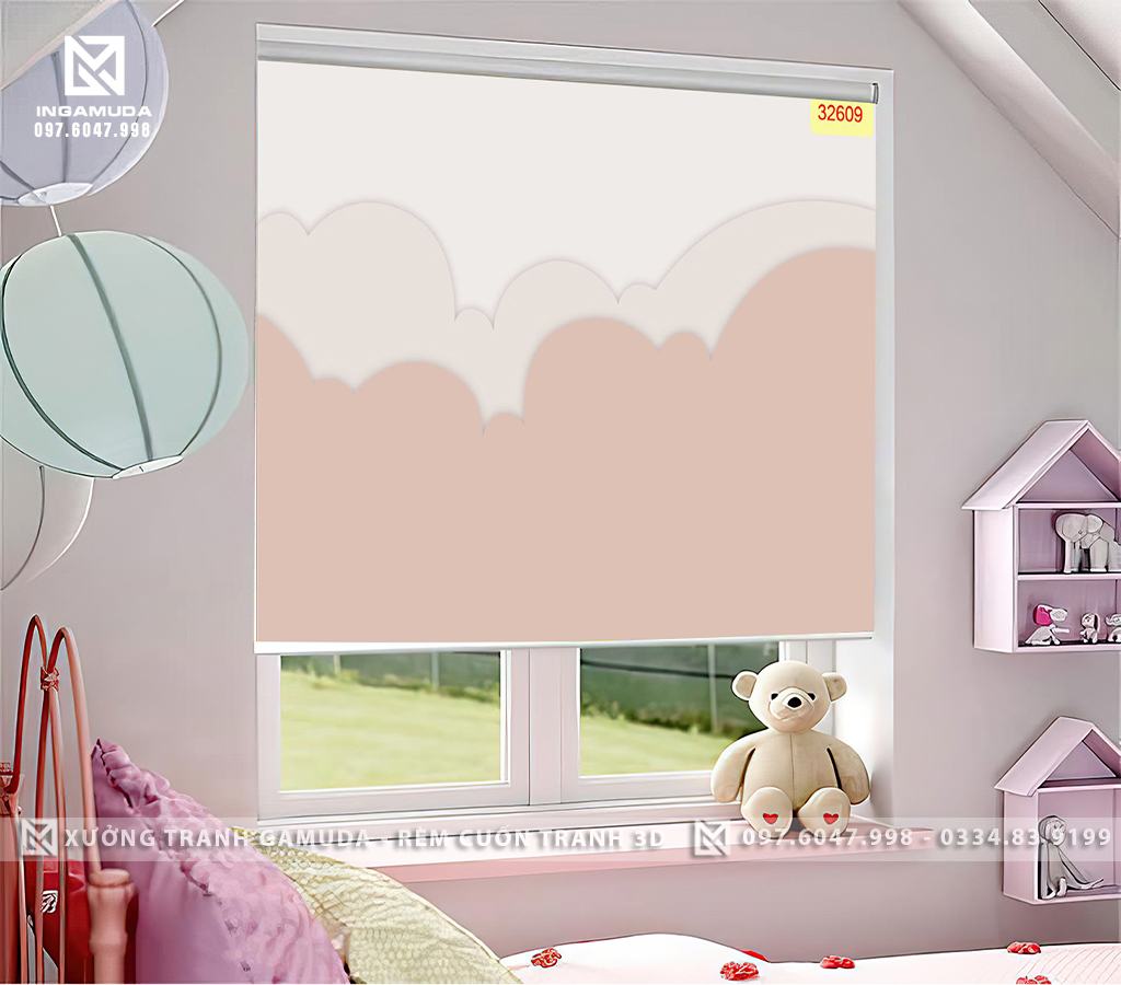 Rèm Cuốn Tranh 3D Những Bức Tranh Dành Cho Phòng Ngủ Thiếu Nhi - Xưởng Rèm Cuốn Tranh 3D Gamuda
