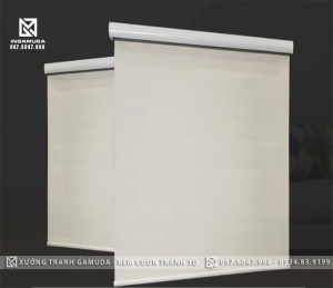 Rèm cuốn văn phòng có cấu tạo đơn giản 