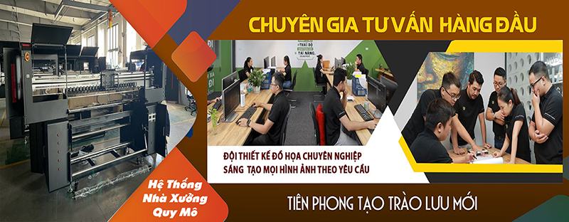 Đội ngũ thiết kế sản xuất in ấn chuyên nghiệp phục vụ 24/24