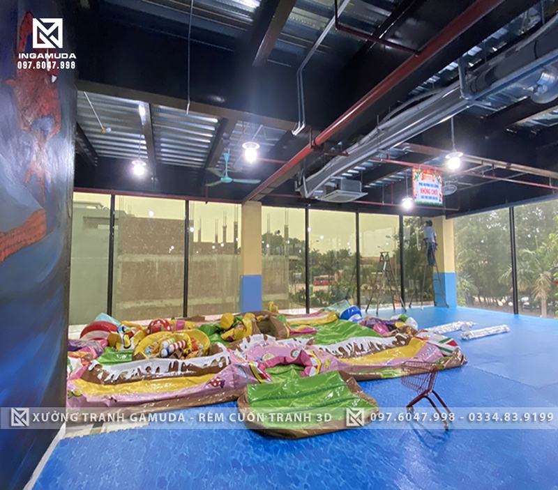 khảo sát rèm cuốn cho khu vui chơi trẻ em