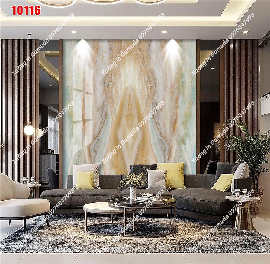 Tranh PVC Vân Đá Đối Xứng – In Ấn Và Sản Xuất Theo Kích Thước Yêu Cầu