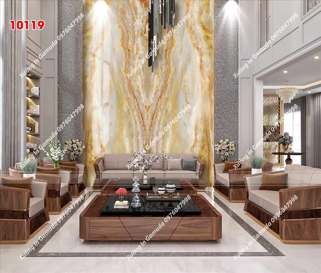 Tranh PVC Vân Đá Đối Xứng Thể Hiện Độ Thẩm Mỹ – Xưởng In Gamuda In Ấn Và Sản Xuất Theo Yêu Cầu