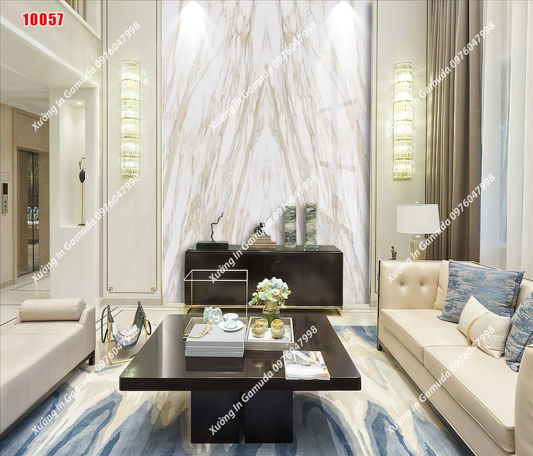 Tranh PVC Vân Đá Đối Xứng Chịu Nhiệt Tốt Không Phai Màu Độ Bền Lên Đến Nhiều Năm