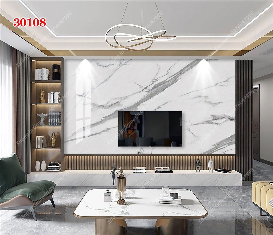 Tranh PVC Vân Đá Đơn Sắc Thể Hiện Độ Thẩm Mỹ - Xưởng In Gamuda In Ấn Và Sản Xuất Theo Yêu Cầu