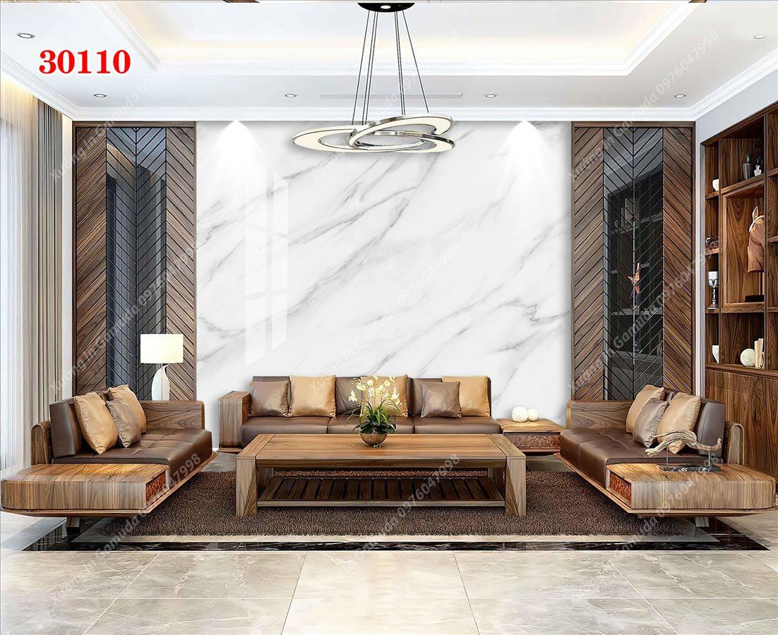 Tranh PVC Vân Đá Đơn Sắc Chịu Nhiệt Tốt Không Phai Màu Độ Bền Lên Đến Nhiều Năm