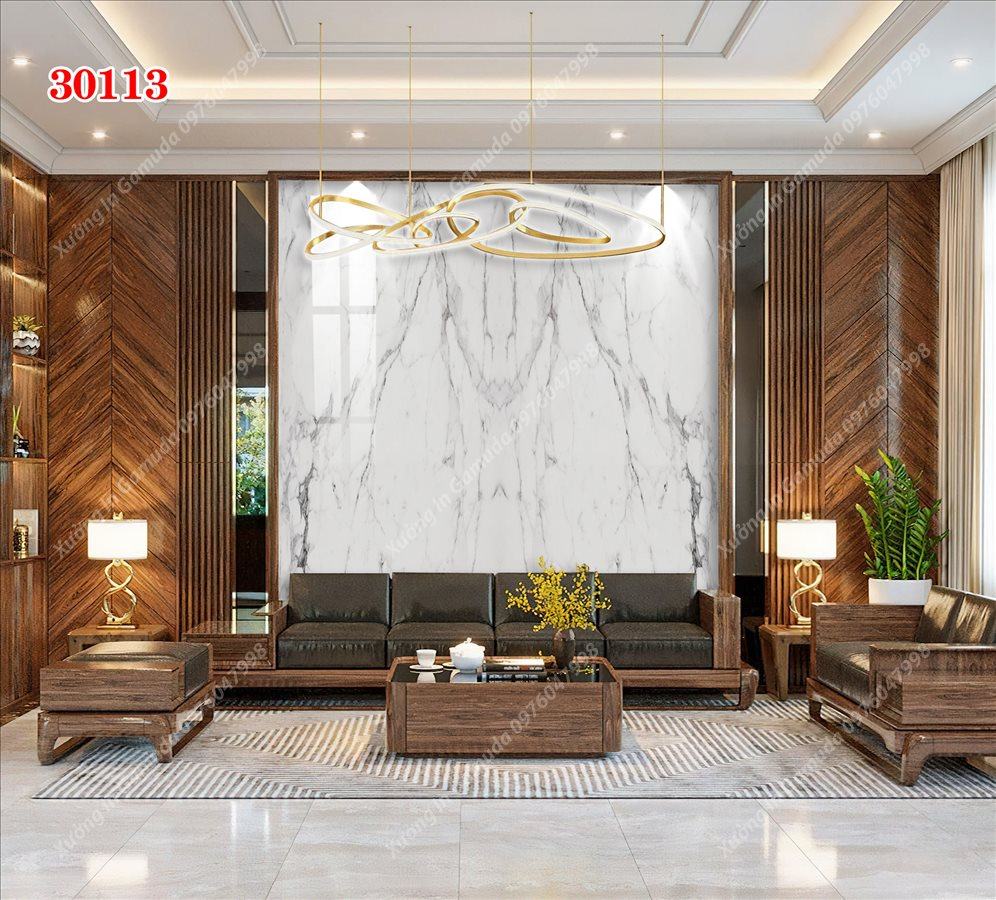 Tranh PVC Vân Đá Đơn Sắc - In Ấn Và Sản Xuất Theo Kích Thước Yêu Cầu