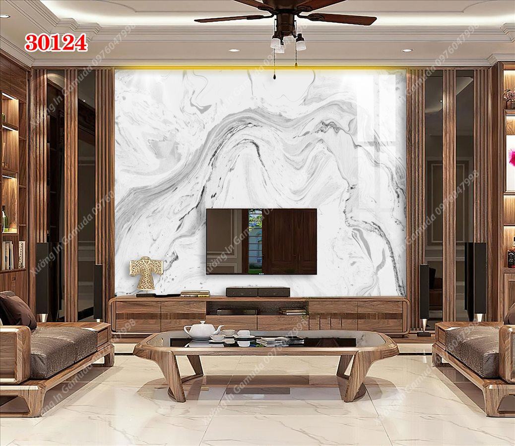 Tranh PVC Vân Đá Đơn Sắc Chịu Nhiệt Tốt Không Phai Màu Độ Bền Lên Đến Nhiều Năm