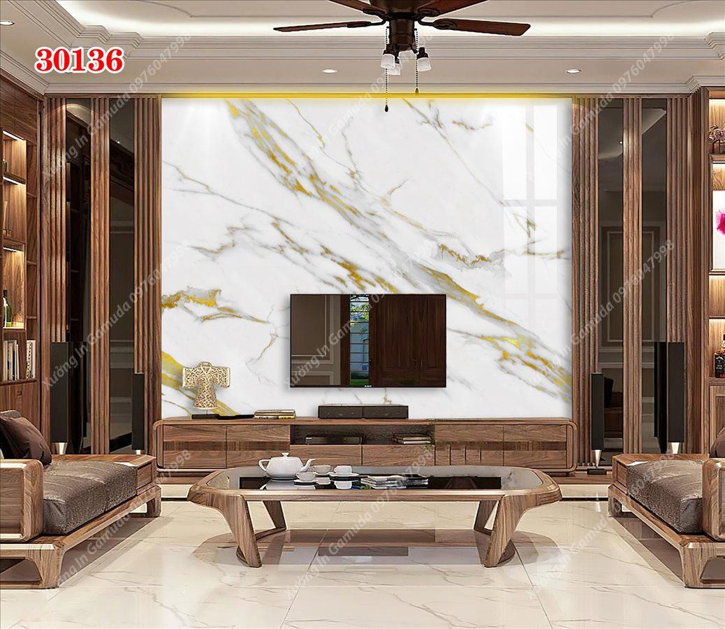 Tranh PVC Vân Đá Đơn Sắc Thể Hiện Độ Thẩm Mỹ - Xưởng In Gamuda In Ấn Và Sản Xuất Theo Yêu Cầu