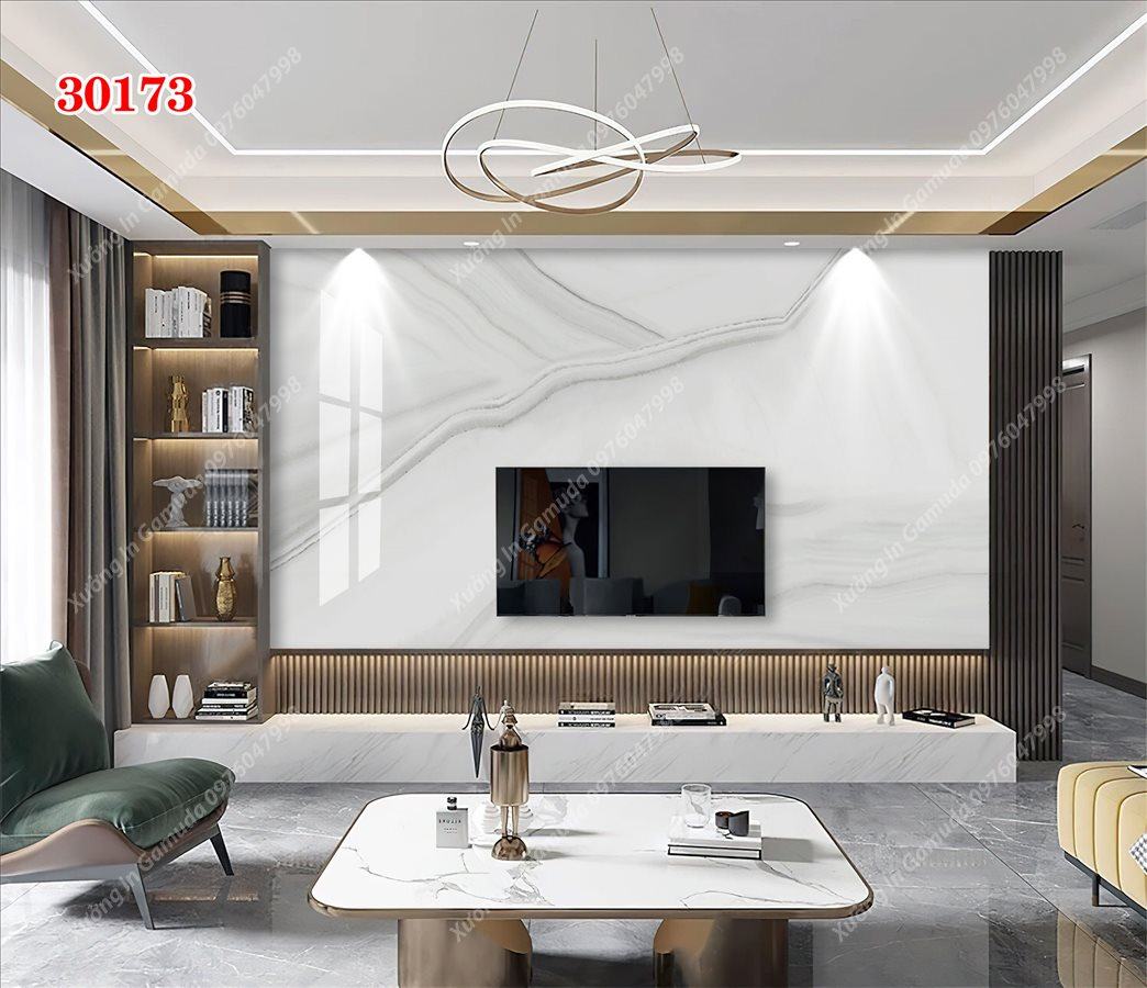 Tranh PVC Vân Đá Đơn Sắc Chịu Nhiệt Tốt Không Phai Màu Độ Bền Lên Đến Nhiều Năm