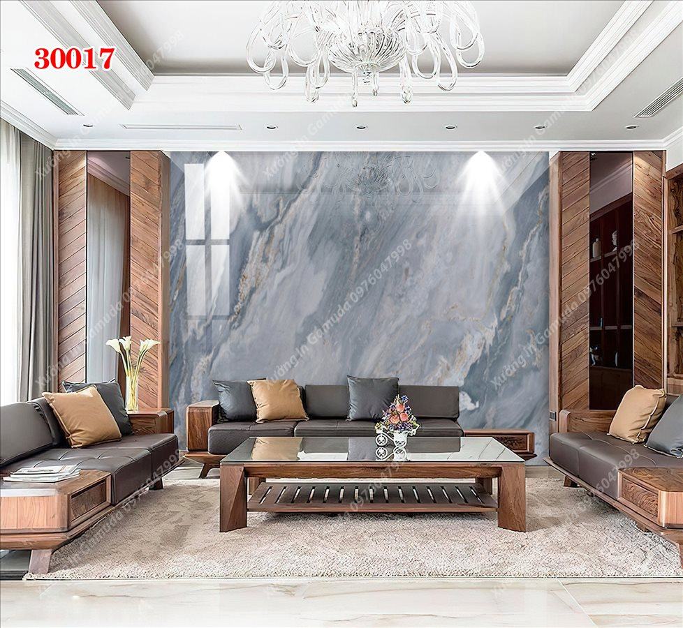 Sản Xuất Tranh PVC Vân Đá Đơn Sắc Cản Nhiệt Tốt