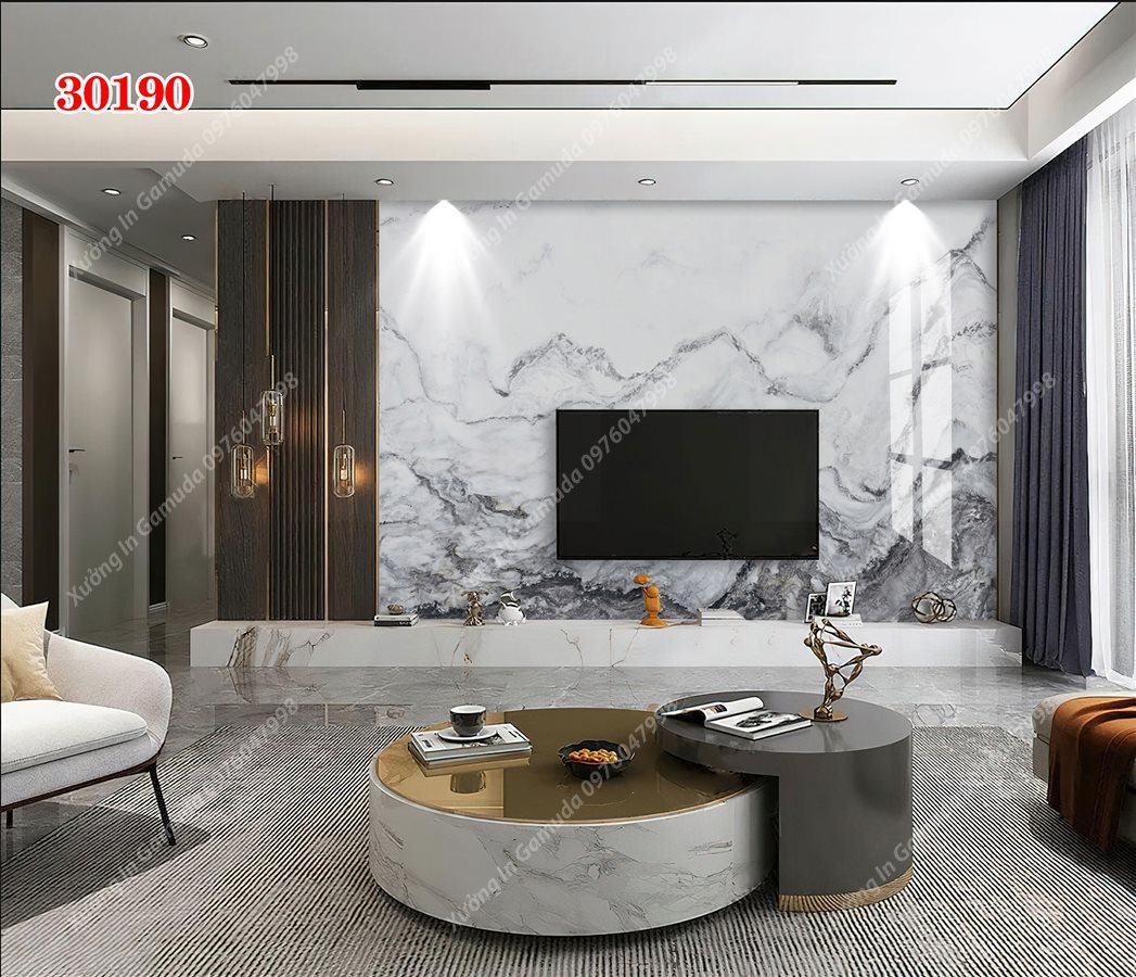 Tranh Ceramic Đơn Sắc Kết Hợp Viền Vàng - In Ấn Và Thiết Kế Theo Yêu Cầu