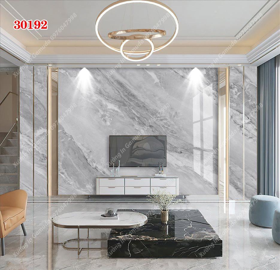 Tranh PVC Vân Đá Đơn Sắc Thể Hiện Độ Thẩm Mỹ - Xưởng In Gamuda In Ấn Và Sản Xuất Theo Yêu Cầu