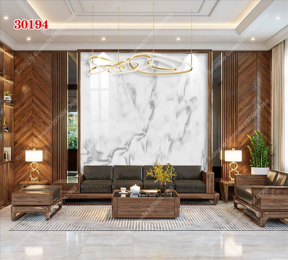 Tranh PVC Vân Đá Đơn Sắc Chịu Nhiệt Tốt Không Phai Màu Độ Bền Lên Đến Nhiều Năm