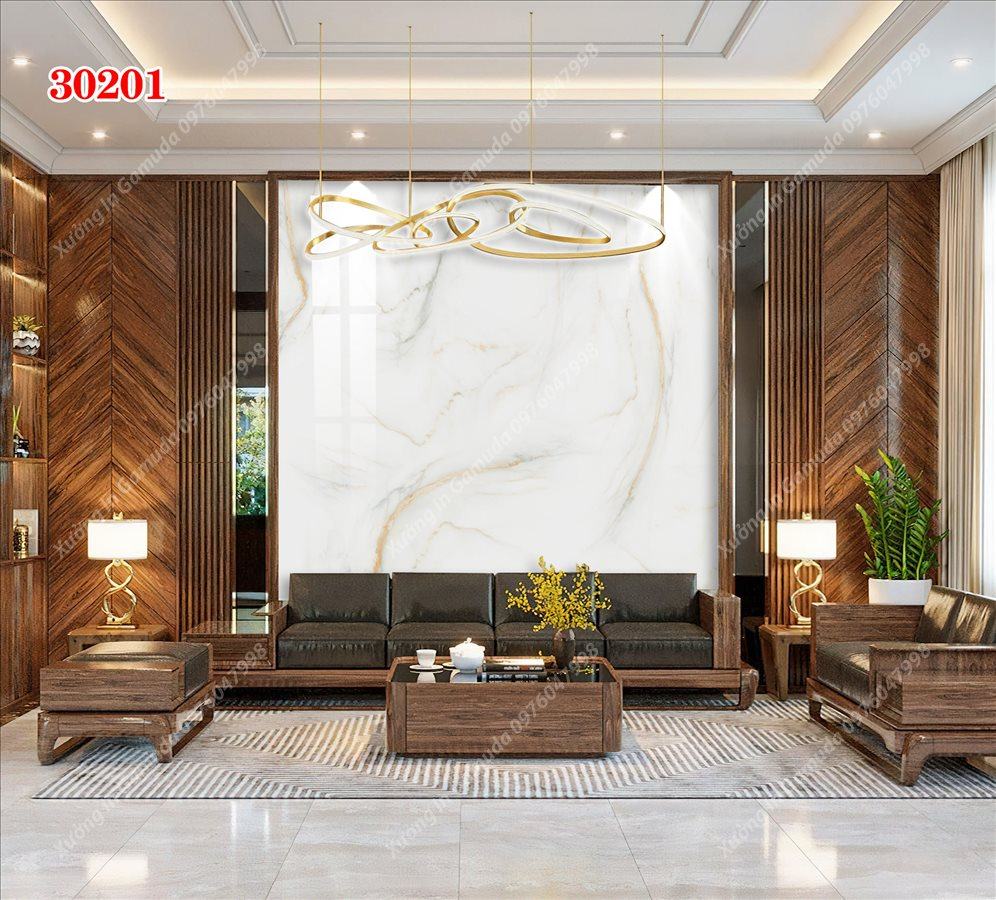 Tranh PVC Vân Đá Đơn Sắc Chịu Nhiệt Tốt Không Phai Màu Độ Bền Lên Đến Nhiều Năm