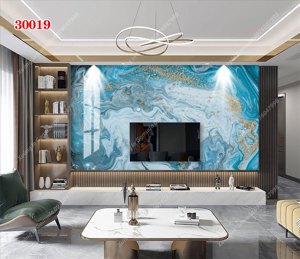 Tranh PVC Họa Tiết Vân Đá Đơn Sắc - In Ấn Và Sản Xuất Theo Yêu Cầu