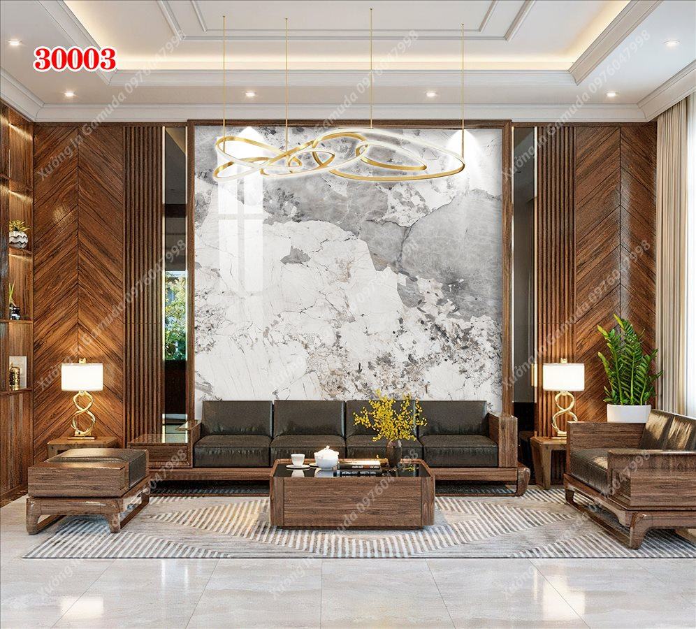 Sản Xuất Tranh PVC Vân Đá Đơn Sắc Cản Nhiệt Tốt