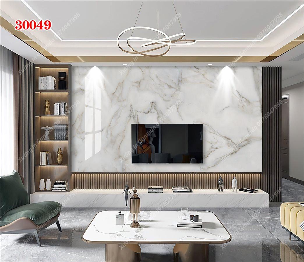 Tranh PVC Vân Đá Đơn Sắc - In Ấn Và Sản Xuất Theo Kích Thước Yêu Cầu