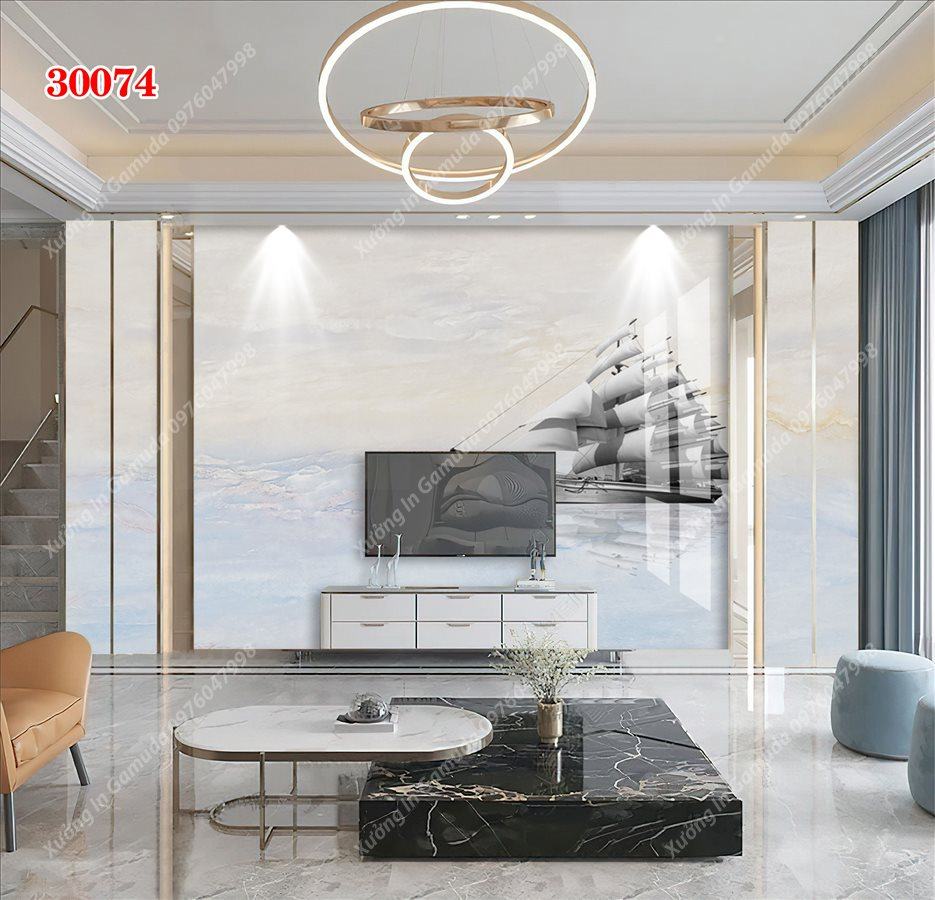 Tranh PVC Vân Đá Đơn Sắc Chịu Nhiệt Tốt Không Phai Màu Độ Bền Lên Đến Nhiều Năm