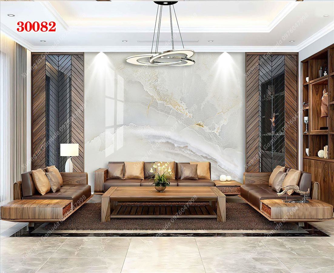 Tranh PVC Vân Đá Đơn Sắc Chịu Nhiệt Tốt Không Phai Màu Độ Bền Lên Đến Nhiều Năm