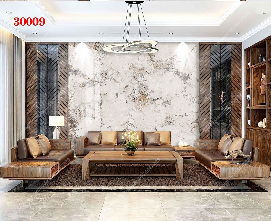 Tranh Pvc Vân Đá Đối Xứng Đẹp Và Sang Trọng Cho Căn Phòng