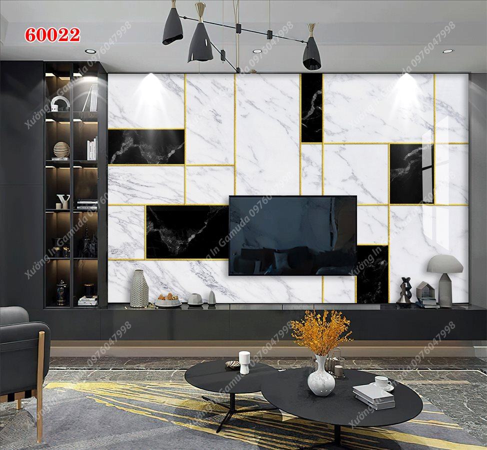 Tranh Gương Phủ Ceramic Vân Đá Trắng Sang Trọng- Phục Vụ Nhiệt Tình 24/24h