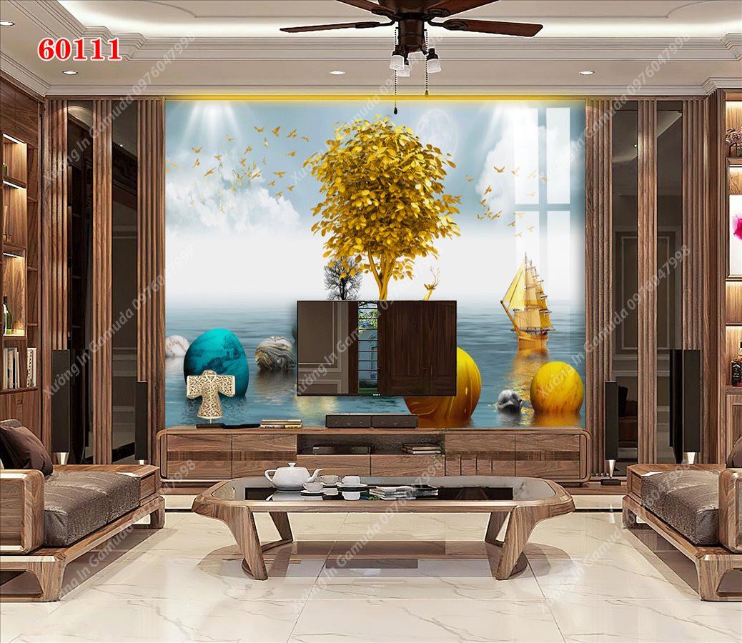 Sản Xuất Tranh CERAMIC Vân Đá Hiện Đại Cản Nhiệt Tốt Phù Hợp Cho Mọi Nhà