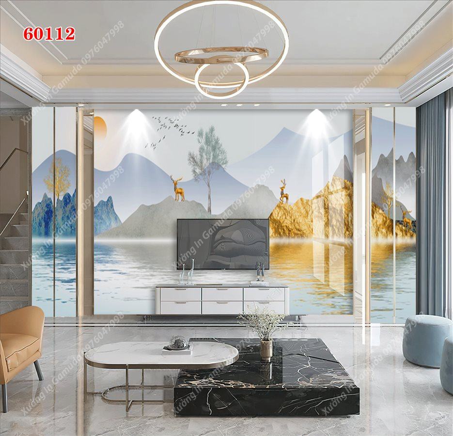 Tranh PVC Vân Đá Hiện Đại -Giai Pháp Hoàn Hảo Cho Mọi Căn Nhà