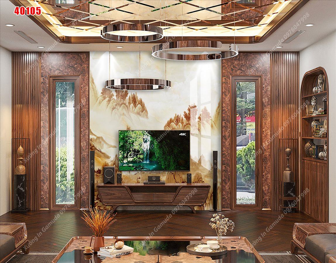 Sản Xuất Tấm PVC In Tranh In Hình Sơn Thủy Hữu Tình Đẹp Nhất