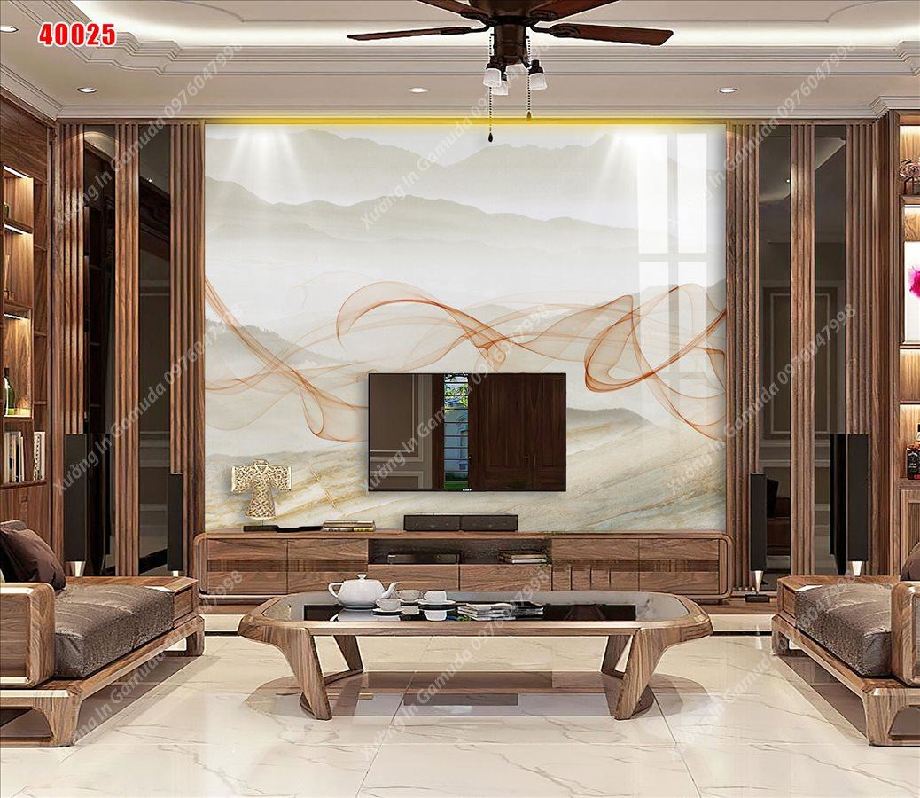  Tranh PVC Vân Đá Những Bức Tranh Sơn Thủy Đẹp Nhất 