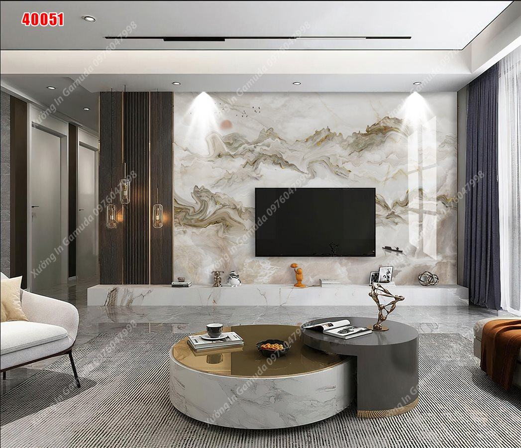 Tranh PVC Vân Đá Sơn Thủy Thể Hiện Độ Thẩm Mỹ – Xưởng In Gamuda In Ấn Và Sản Xuất Theo Yêu Cầu