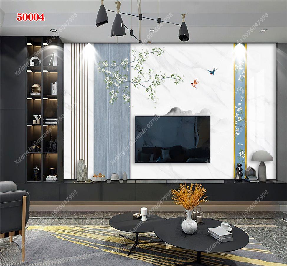 Tranh Ceramic Vân Đá Và Hoa - Giai Pháp Hoàn Hảo Cho Mọi Căn Nhà