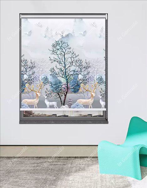 Rèm cuốn tranh 3D thẩm mỹ cao