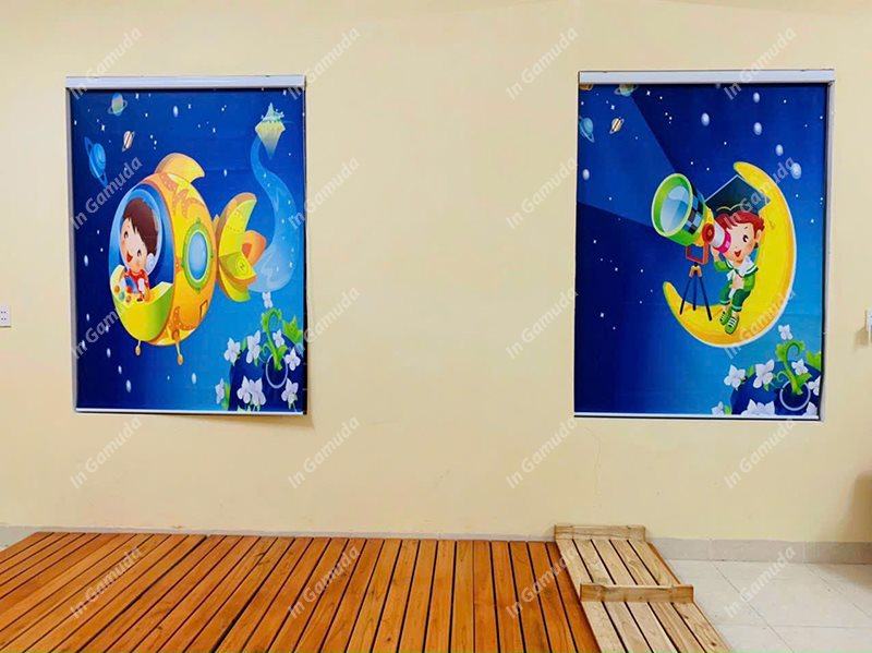 Rèm cản sáng cho phòng ngủ trường mầm non