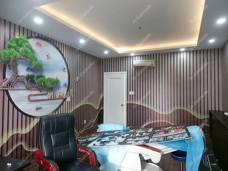 Tranh trang trí cho quán gội đầu đông y dưỡng sinh - Xưởng In Gamuda DS:019