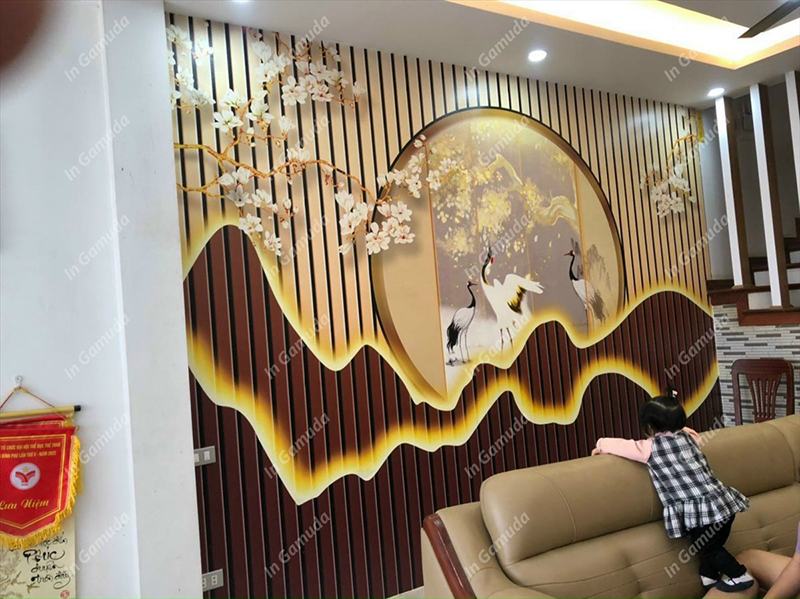 Tranh trang trí cho quán gội đầu đông y dưỡng sinh - Xưởng In Gamuda DS:018