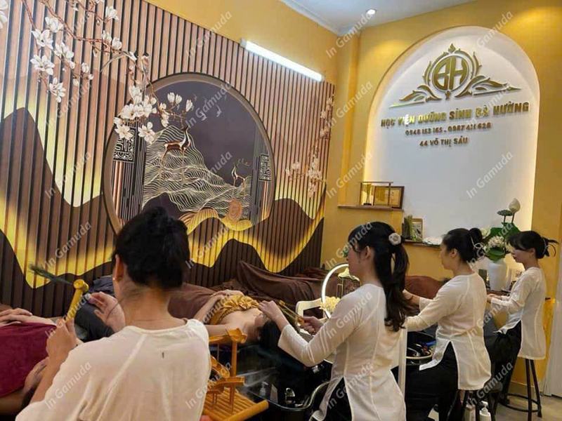 Tranh trang trí cho quán gội đầu đông y dưỡng sinh - Xưởng In Gamuda DS:001