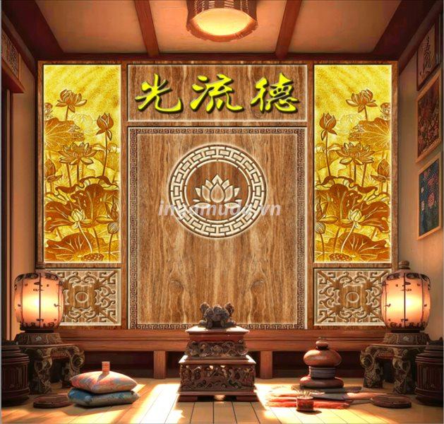 Mẫu tranh phòng thờ đẹp 2023-2024