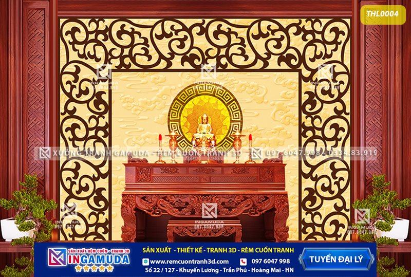 Tranh phòng thờ được sản xuất tại xưởng in gamuda