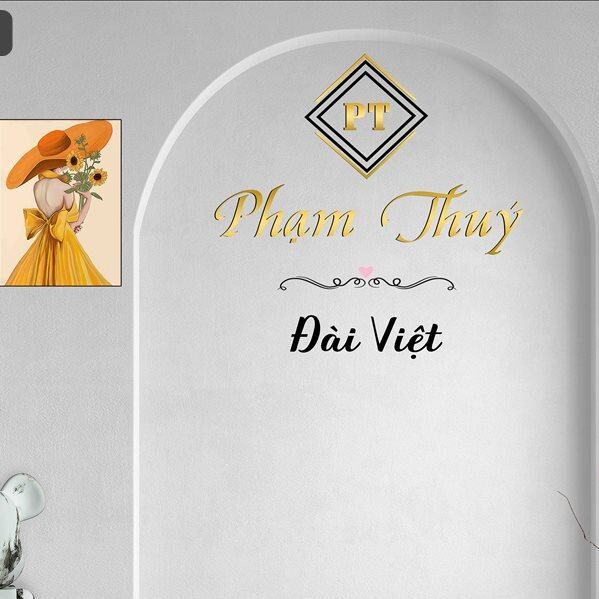 Phông nền chụp ảnh livestream in hoạ tiết cổng vòm và gấu Bearbrick - Trang trí phòng live sang trọng