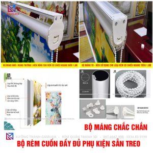 Bộ dung cụ lắp đặt rèm cuốn tranh tại nhà