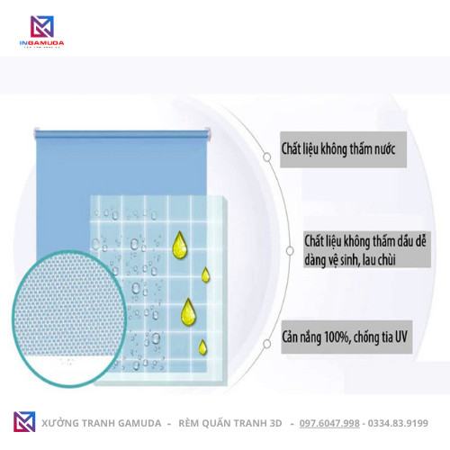 Công dụng của rèm cuốn tranh cản sáng cản nhiệt hiệu quả