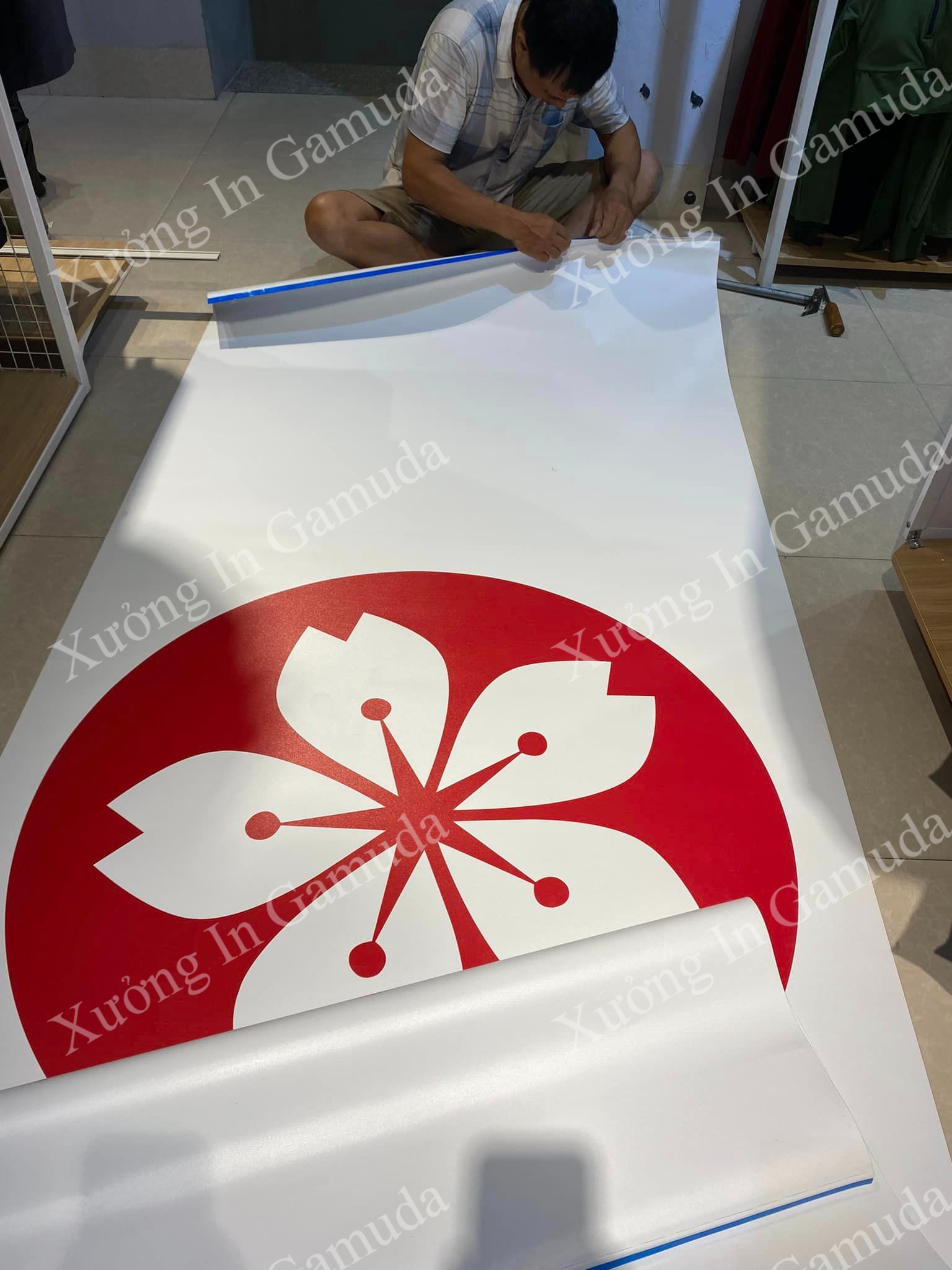 Công nghệ in UV hình ảnh sắc nét trên vải rèm ấn tượng