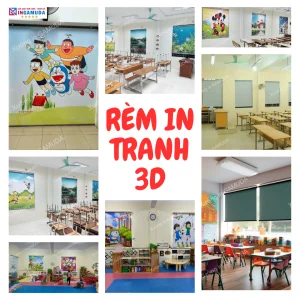 Rèm cuốn tranh cho lớp học bền đẹp giá rẻ nhất