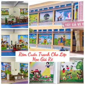 Rèm cuốn tranh cho trường học giá rẻ nhất