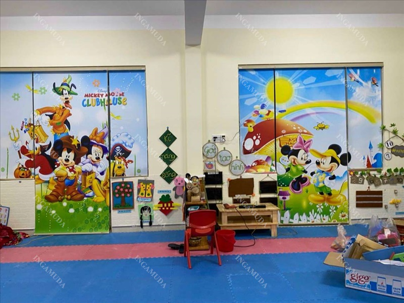Xưởng in Gamuda thi công lắp đặt tại công trình