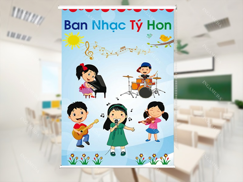 Mẫu rèm tranh tại xưởng in Gamuda